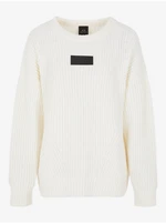 Women's Cream Wool Sweater Armani Exchange - Women