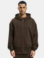 DEF Zipper Hoody Brown