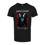 Alice Cooper Paranormal Splatter Adult Black Tee černé