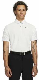 Nike Dri-Fit ADV Tour Mens Polo Shirt Camo White/White/Black 2XL Chemise polo