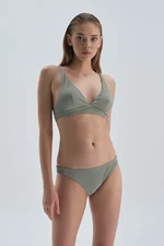 Dagi Khaki Triangle Wide Bikini Top