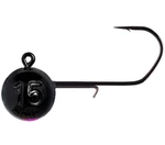 Monkey lures jigová hlavička mnky hook black pink 3 ks 1/0 - 3 g