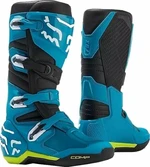 FOX Comp Boots Blue/Yellow 41 Cizme de motocicletă