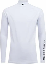 J.Lindeberg Aello Soft Compression Top White/Black XL Îmbrăcăminte Termică