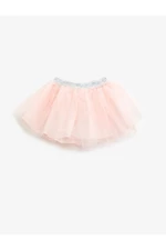 Koton Baby Girl Pink Waist Glitter Tutu Skirt