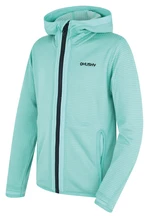 Dětská mikina s kapucí HUSKY Artic Zip K turquoise/black blue