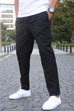 Madmext Black Basic Jogger Pants 5486