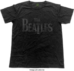 The Beatles Camiseta de manga corta Logo Vintage Black S