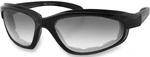 Bobster Fat Boy Adventure Gloss Black/Clear Photochromic Lunettes de moto