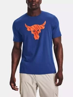 Under Armour UA Project Rock Brahma Bull Triko Modrá