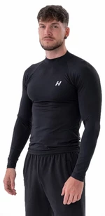 Nebbia Functional T-shirt with Long Sleeves Active Black L Fitness koszulka