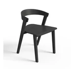 Czarne krzesła z litego drewna bukowego zestaw 2 szt. Sand – TemaHome