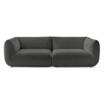 Szara sztruksowa sofa 260 cm Lecomte – Bobochic Paris