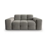 Szara aksamitna sofa 156 cm Kendal – Micadoni Home