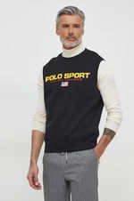 Tričko Polo Ralph Lauren černá barva, 710938450
