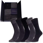 Tommy Hilfiger Ponožky - TH MEN SOCK 5P GIFTBOX BIRDEYE modré