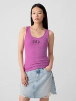 Pink women's tank top with GAP logo