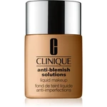 Clinique Anti-Blemish Solutions™ Liquid Makeup krycí make-up pre mastnú pleť so sklonom k akné s dlhotrvajúcim efektom CN 40 Cream Chamois 30 ml