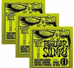 Ernie Ball 3221 Regular Slinky 3-Pack Elektromos gitárhúrok