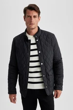 DEFACTO Slim Fit Stand Collar Quilted Coat