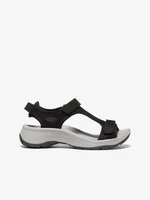 Black Women's Leather Sandals Keen Astoria