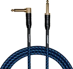 Cascha Professional Line Guitar Cable Albastră 6 m Drept - Oblic