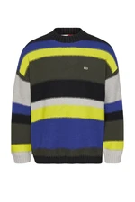 Tommy Jeans Sveter - TJM STRIPE FASHION SWEATER viacfarebný