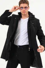 PLT8371 DEWBRRY MEN'S COAT-DARK BLACK