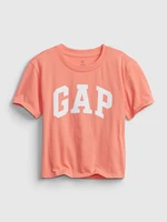 GAP Dětské tričko Logo short sleeve t-shirt - Holky