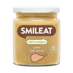 SMILEAT BIO příkrm kuře s rýží a zeleninou s extra panenským olivovým olejem 6M+, 230 g