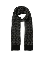 Michael Kors Šál - B0LD MK DOT SCARF čierny