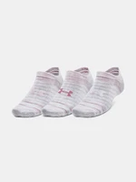 Under Armour Socks UA Essential No Show 3pk-WHT - unisex