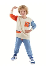 Denokids Dinosaur Boy Colorful Tracksuit