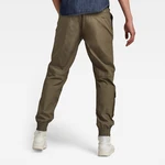 G-STAR Pants - Chino relaxed cuffed trainer green