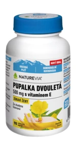 NATUREVIA Pupalka dvouletá 500 mg+vitamin E 90 kapslí