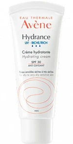 Avène Hydratačný pleťový krém pre suchú až veľmi suchú pleť SPF 30 Hydrance Rich (Hydrating Cream) 40 ml