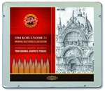 KOH-I-NOOR Professional Graphite Pencils Estuche de lápices de artista 24 pcs