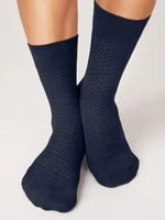 NOVITI Man's Socks SB004-M-04 Navy Blue