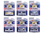 "Hot Pursuit" Set of 6 Police Cars Series 38 1/64 Diecast Model Cars by Greenlight