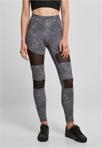 Women's Tech Mesh Leggings AOP Black