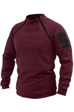 90777 Dewberry Mens Fleece with Arm Pocket-BORDO