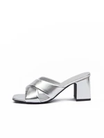 Orsay Silver women's heeled slippers - Women's