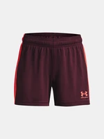 Bordové dievčenské športové kraťasy Under Armour