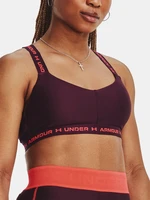 Vínová športová podprsenka Under Armour Crossback Low