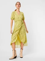 Green floral wrap maxi dress AWARE by VERO MODA Ofelia - Women's