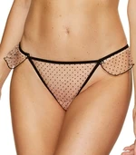 Women's romantic thong Clio / S - beige