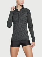 Černé sportovní tričko Under Armour Tech 1/2 Zip - Twist