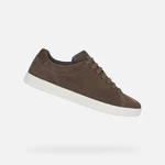 Brown men's sneakers Geox Avola - Men's