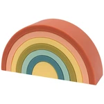 O.B Designs Silicone Rainbow Stacker skladacia dúha Cherry 10m+ 1 ks