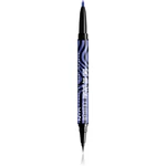 NYX Professional Makeup Beetlejuice Pinstripe Duo Liner oční linky 2 v 1 odstín 02 Purple Chrome 0,5 ml